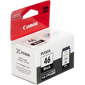 Canon pg-46 original black ink cartridge, 400 pages print (9059b001)