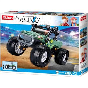 Off Road Sluban Town Off-Road Green Vehicle Building Blocks Set - 155 Pcs
