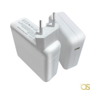 Os شاحن لاب توب 140W متوافق مع أجهزة Apple MacBook إصدار  يأتي بمدخل USB-C / Type-C، مناسب للأجهزة المتوافقة بنفس المواصفات القياسية، يشمل الأدابتور ومعه كابل الباور AC، شحن آمن وسريع وثابت، مع ضمان شهر. (28V / 5A)