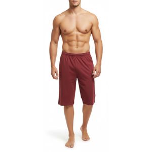 Jet Men's Summer Cotton Short-Burgundy