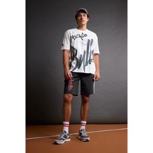 Defacto DeFactoFit NBA Chicago Bulls Regular Fit Sports Cotton Shorts