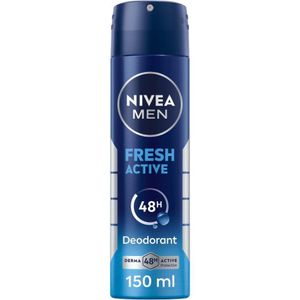 NIVEA MEN بخاخ مضاد للتعرق للرجال، Fresh Active 150 مل