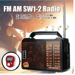 Golon RX-608ACW Classic Radio + Free Digital Counter