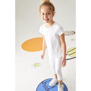 Defacto Girls' Slim Fit Basic Capri Boy Leggings