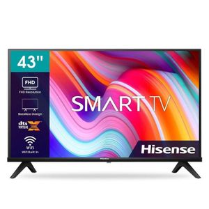 Hisense تلفزيون هايسنس 43 بوصة ، LED ، دقة FHD ،سمارت - 43A4K