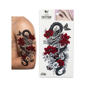 Avelon Healthcare King Horse Waterproof Temporary Tattoo Sticker Breathable Non-Toxic Long Lasting Body Art Decals Easy Apply And Remove For Men Women Kids
