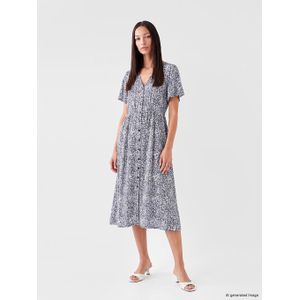 LC Waikiki V Neck Floral A Form Dress