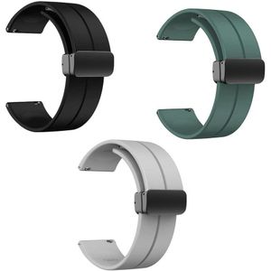 سوار ساعة 20 ملم مع قفل مغناطيسي قابل للطي من انفابل