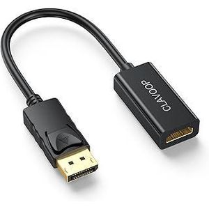 DisplayPort to HDMI 4K Adapter, Display Port DP (Source) to HDMI (Monitor) Converter Compatible DP Port Computer, Laptop to Connect HDMI Port Monitor, HDTV