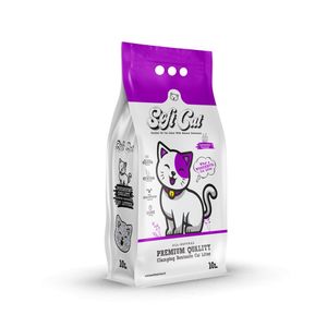 Soft Cat سوفت كات رمل قطط  برائحه اللافندر  10 لتر