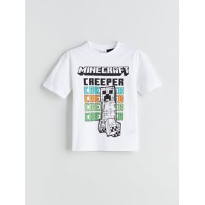 LC Waikiki Crew Neck Minecraft Printed Boy's T-Shirt