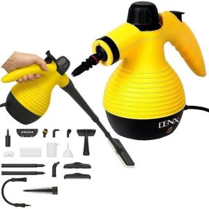 DENX Portable Steam Cleaner 15 Attachments, 1200W, 350ml Tank, Multiple Accessories,DX2911