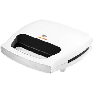 Beko Sandwich Maker, 700 Watts, White - SWM 2971 W