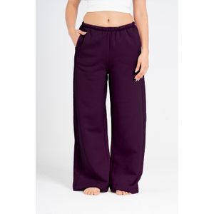 OUTDATED Straight Leg Pants - Dark Purple
