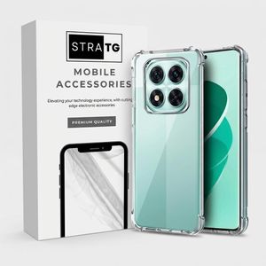 StraTG جراب Gorilla لهاتف Redmi Note 14 Pro – غطاء سيليكون شفاف مقاوم للصدمات مع حماية للزوايا
