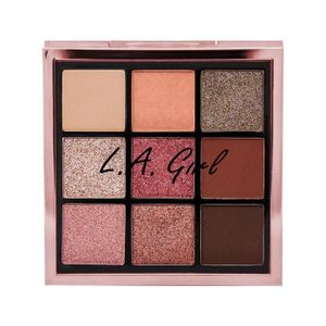LA Girl 9 Colors Eyeshadow Palette – Highly Pigmented Matte & Shimmer Shades, Long-Lasting Wear