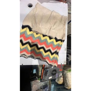 beige wool SKIRT MULTICOLOR-BEIGE MULTICOLOR