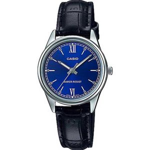 Casio Watch for Women LTP-V005L-2BUDF Analog Leather Band Blue