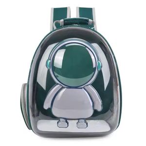 AHA Transparent Space Capsule Backpack for Cats 3D Travel and Walking GREEN