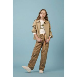 Defacto بنطلون بناتي باجي فيت جبردين برجل واسع