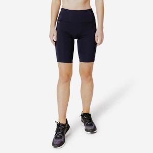Decathlon شورت للجري بقصة ضيقة للنساء - Kiprun Run 500 أسود