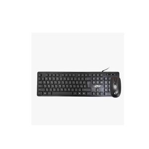 ZERO ZR-4608 Wired Keyboard and Mouse Combo, Black