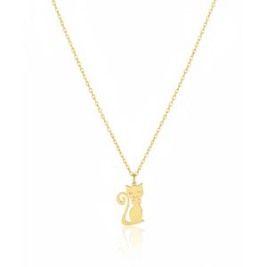 Kitty Gold Necklace