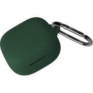 جراب لسماعة أنكر ساوند كور R60i NC / P31i، غطاء حماية من السيليكون الناعم بمجسمات وأشكال مبتكرة مقاوم للصدمات مع حلقة تعليق، لمبة البيان ظاهرة - (أخضر)
