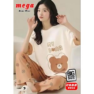 بيجامة حريمي صيفي  فري سايز تلبيس من 75 إلى 95 كجم