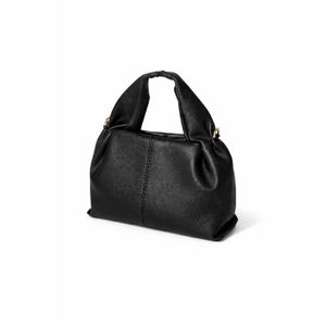 Elegant Black Women's Handbag with Gold Hardware,  Classic Design, Adjustable Strap, Spacious Interior for Daily Essentials, Perfect for Work & Formal Occasions, Premium Faux Leather Finish