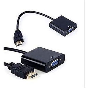 1080P HDMI Male to VGA Female Video Converter Adapter Cable For Laptop Projector PC DV