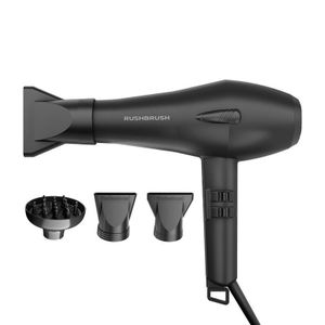 Brushed  D3 Turbo Hair Dryer, 2600 Watt - Black