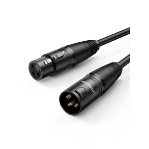 Ugreen كابل تمديد صوتي، كابل ميكروفون، ميكروفون XLR (أنثى) - XLR (ذكر)، طول 10 أمتار، AV130