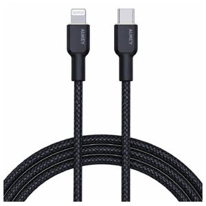 Aukey  CB-NCL2 Circlet CL USB-C to Lightning Cable - Black