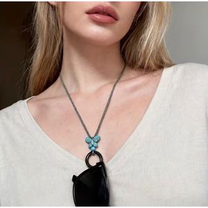 Women's Vintage Anti-Slip Eyeglass Chain & Glasses Holder (Color may vary)