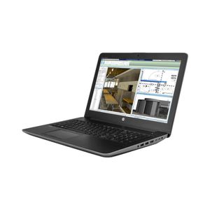 HP كمبيوتر محمول محطة عمل  ZBook 15 G3 مقاس 15.6 بوصة، معالج Intel Core i7-6820HQ، ذاكرة وصول عشوائي (RAM) سعة 8 جيجابايت، محرك أقراص SSD سعة 256 جيجابايت، بطاقة رسومات NVIDIA Quadro M1000M، كمبيوتر محمول احترافي للتصميم والهندسة