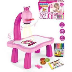 General Mini drawing table games for children, drawing and tracing with light and music, smart drawing desk for kids, drawing and writing boards for children aged 3 to 8 years, gifts and toys