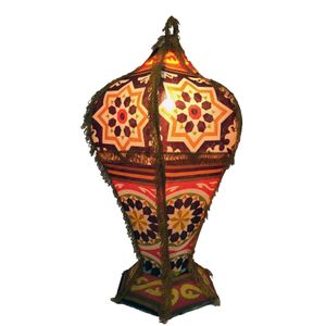 Memories Maker فانوس رمضان مضئ - جولد 70*40 سم