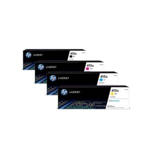 HP مجموعة خراطيش حبر ليزر أصلية من  بأربعة ألوان -  415A -
