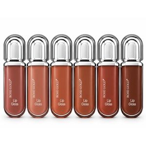 ROSE GOLD 6 Colors Nude Lip Gloss