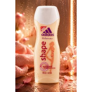 ADIDAS Shape Women Shower Gel 250ML - Fresh Fruity Floral Citrus and Soft Musk Fragrance - Refreshing Daily Body Wash for Long Lasting Feminine Freshness