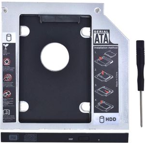 حافظة شاملة موصلة لهارد ساتا 2.5 بوصة سوبردرايف ضوئي وDVD-ROM وCD وهارد HDD وهارد SSD لاتش بي وديل وسامسونج واسوس وسوني وايسر ولينوفو وام اس اي وجيت واي 9.5 ملم من بفينون