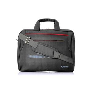 Okade  Unisex Polyester Laptop Bag (Hand and Shoulder) - Black, Dimensions: Length 32 × Width 39 × Height 5) cm