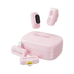 Hollyland Microphone Wireless Lavalier Lightning Verson -USB-C LARK A1 - Pink