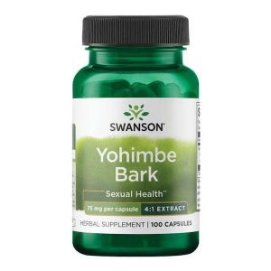 Swanson Yohimbe Bark Extract 75 mg – 100 Capsules