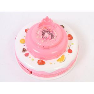Children's Princess Birthday Cake Makeup Vanity Toy Set - Safe & Washable Cosmetics Kit for Girls with Built-in Mirror