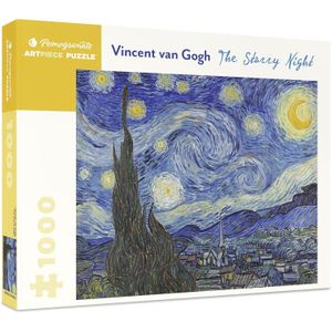 رمان Vincent Van Gogh: The Starry Night 1000 قطعة أحجية الصور المقطوعة
