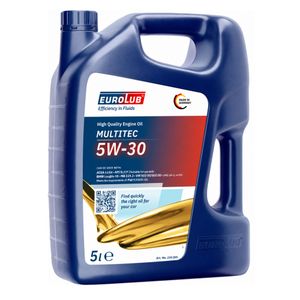 Eurolub 5W-30 MULTITEC- German Fully Synthetic Engine Oil - 5L