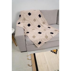 corchet sofa runner-biege-140x110