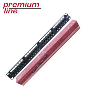 Premium Line Patch Panel Cat 6 - 24 Port Full Loaded
